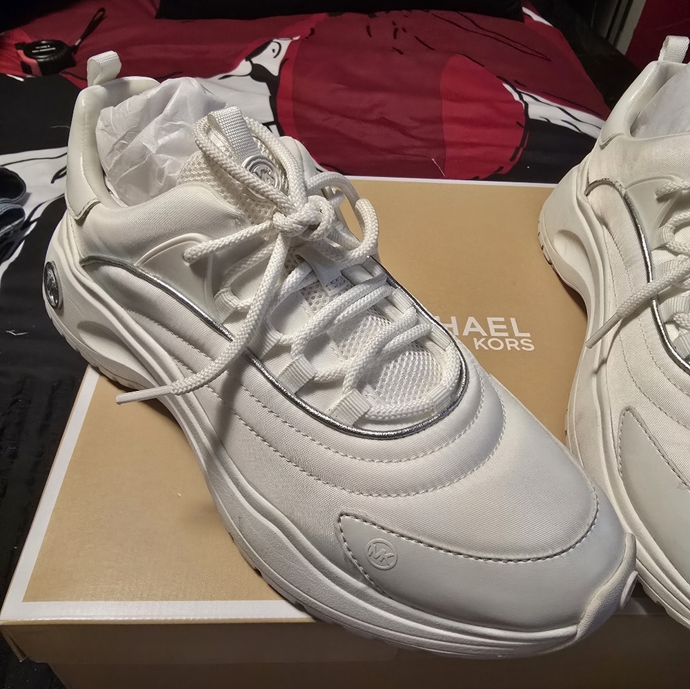 Michael Kors White Sneakers